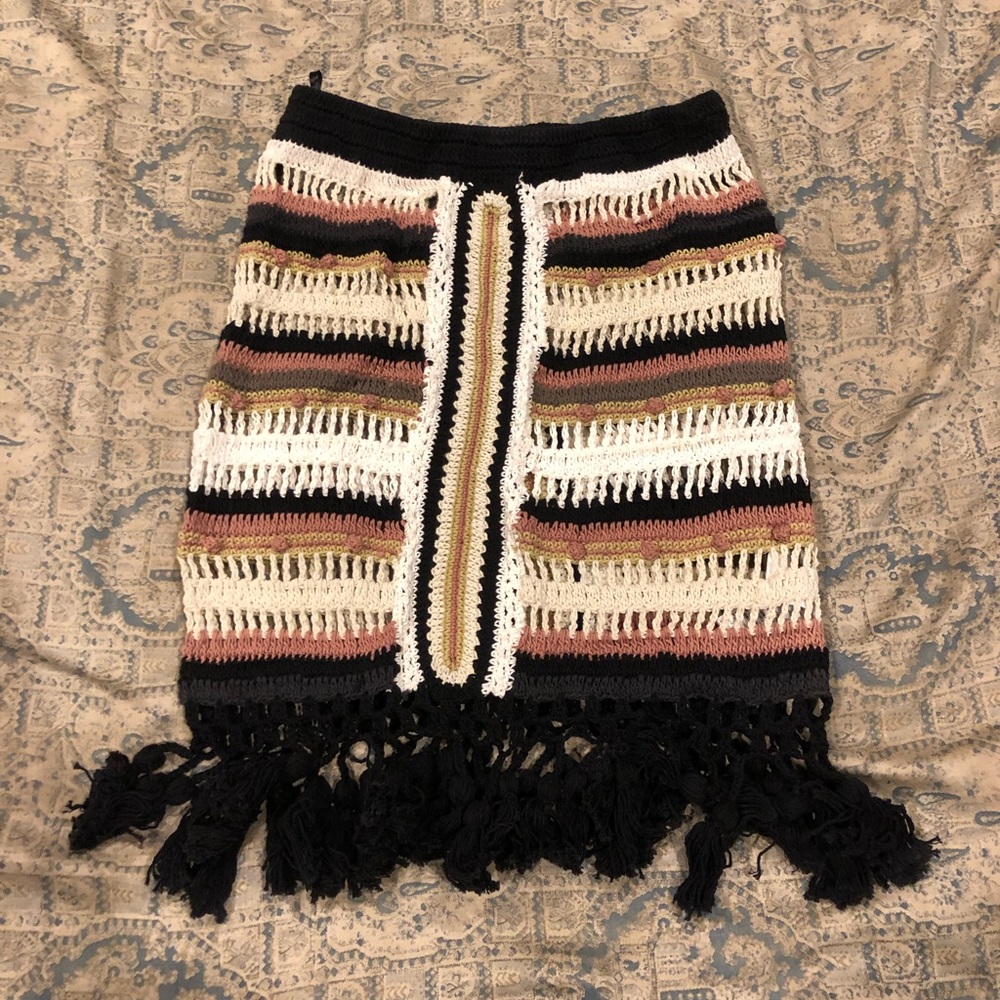 Cleobella crochet skirt